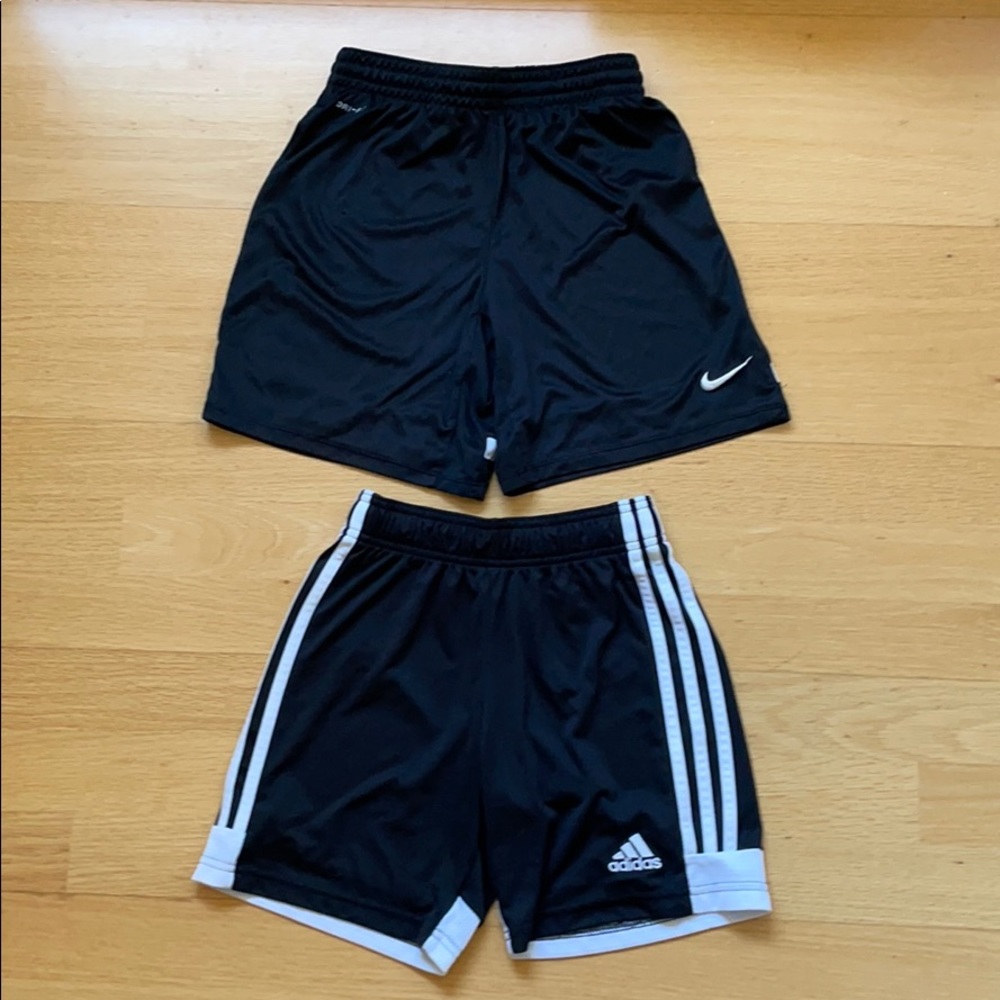Lot of kids soccer shorts